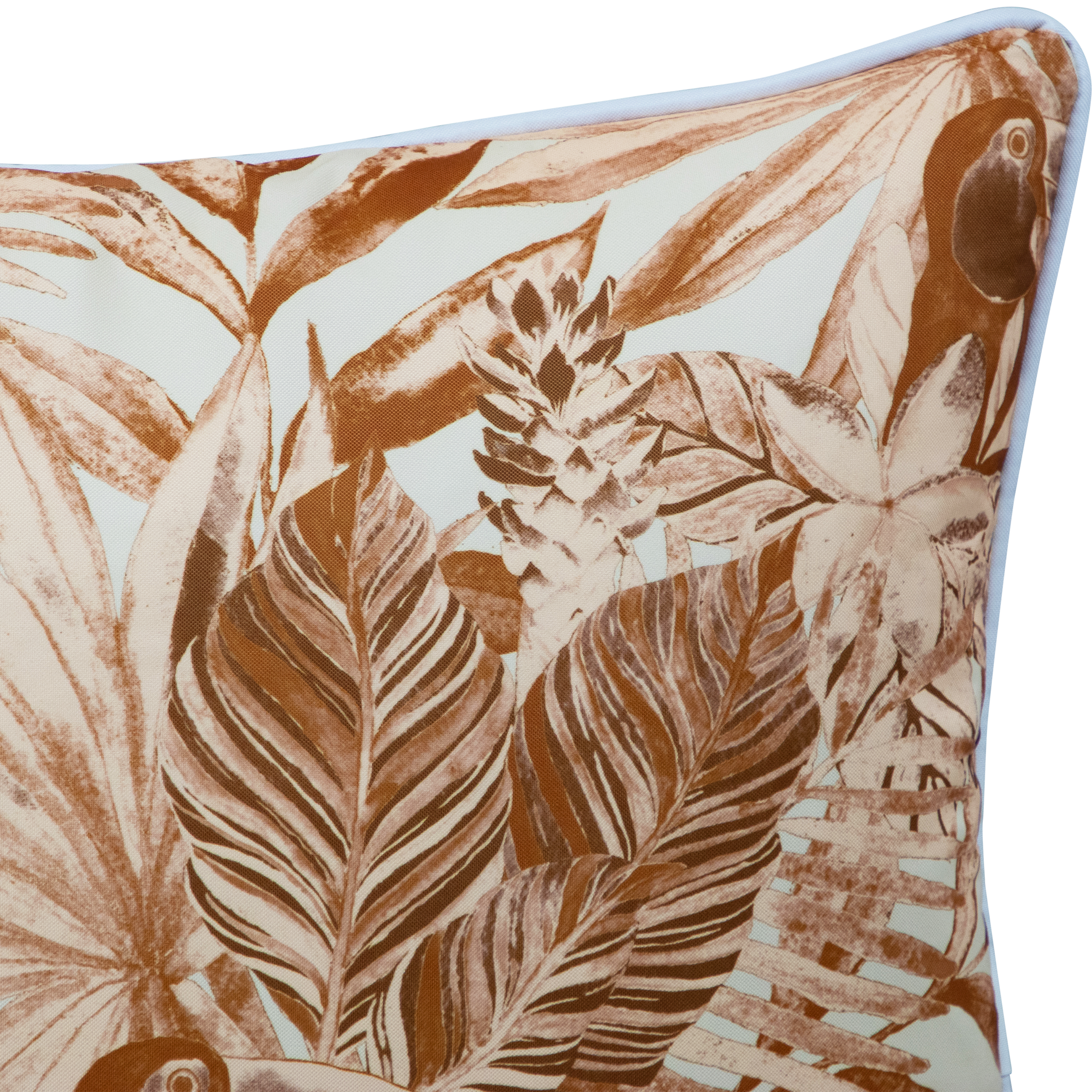 Bondi Bula - 45 x 45 cm Piped Outdoor Cushion