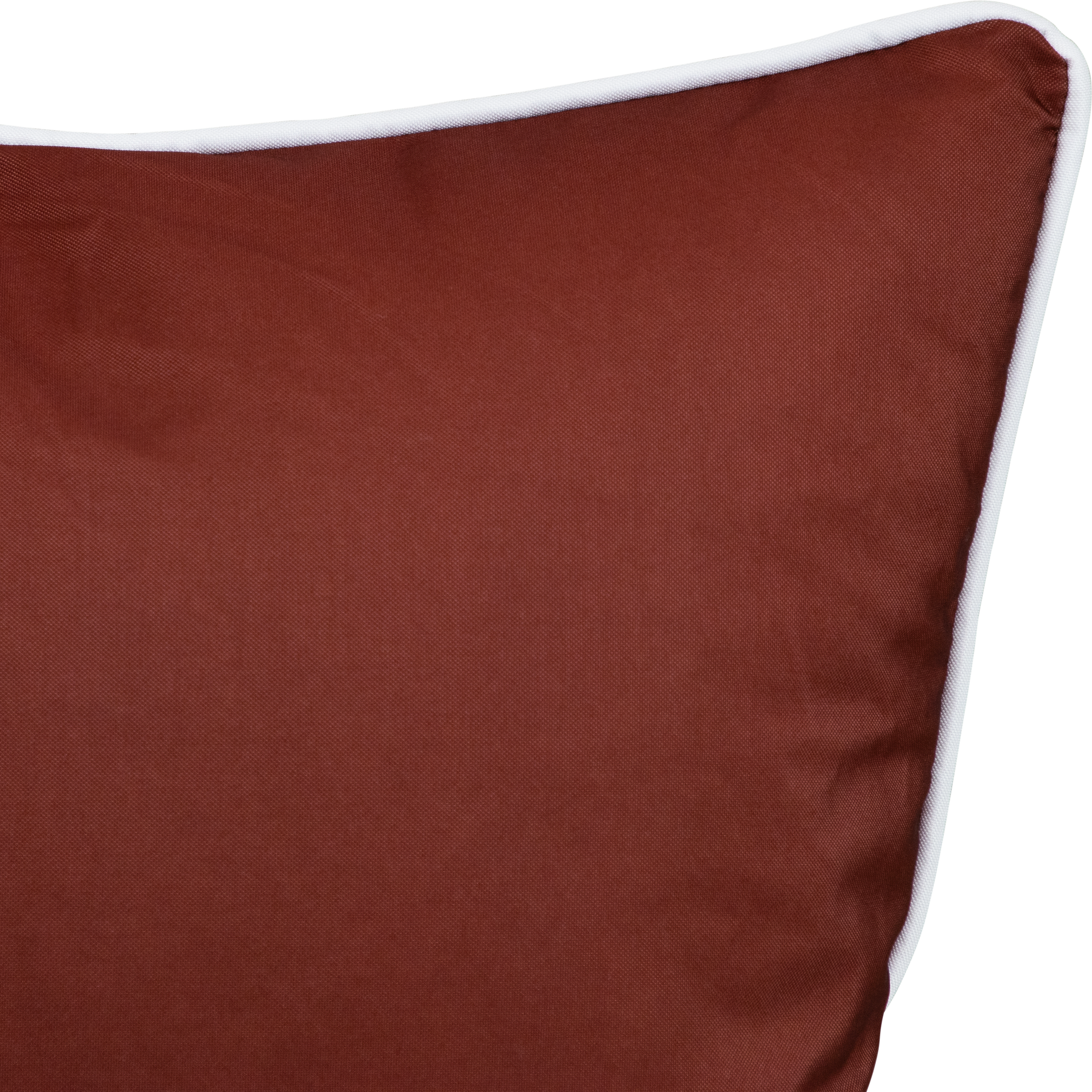Bondi Deep Crimson - 45 x 45 cm Piped Outdoor Cushion