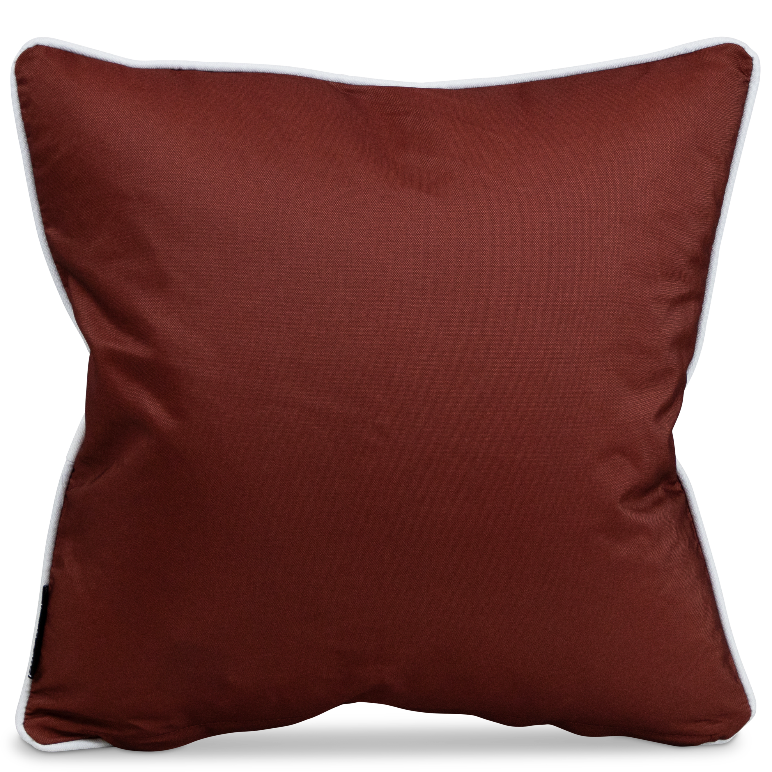 Bondi Deep Crimson - 45 x 45 cm Piped Outdoor Cushion