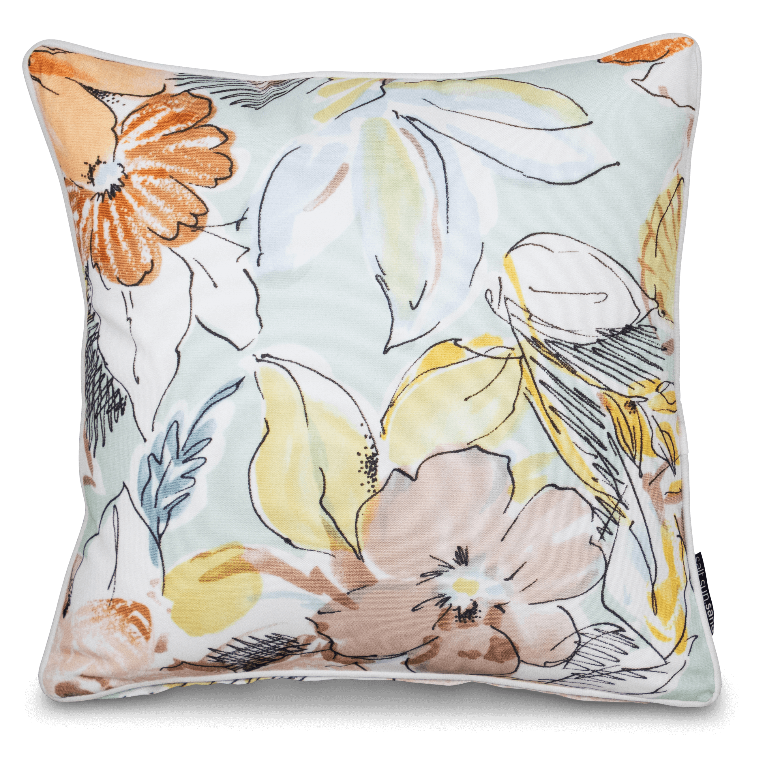 Bondi Eden - 45 x 45 cm Piped Cushion