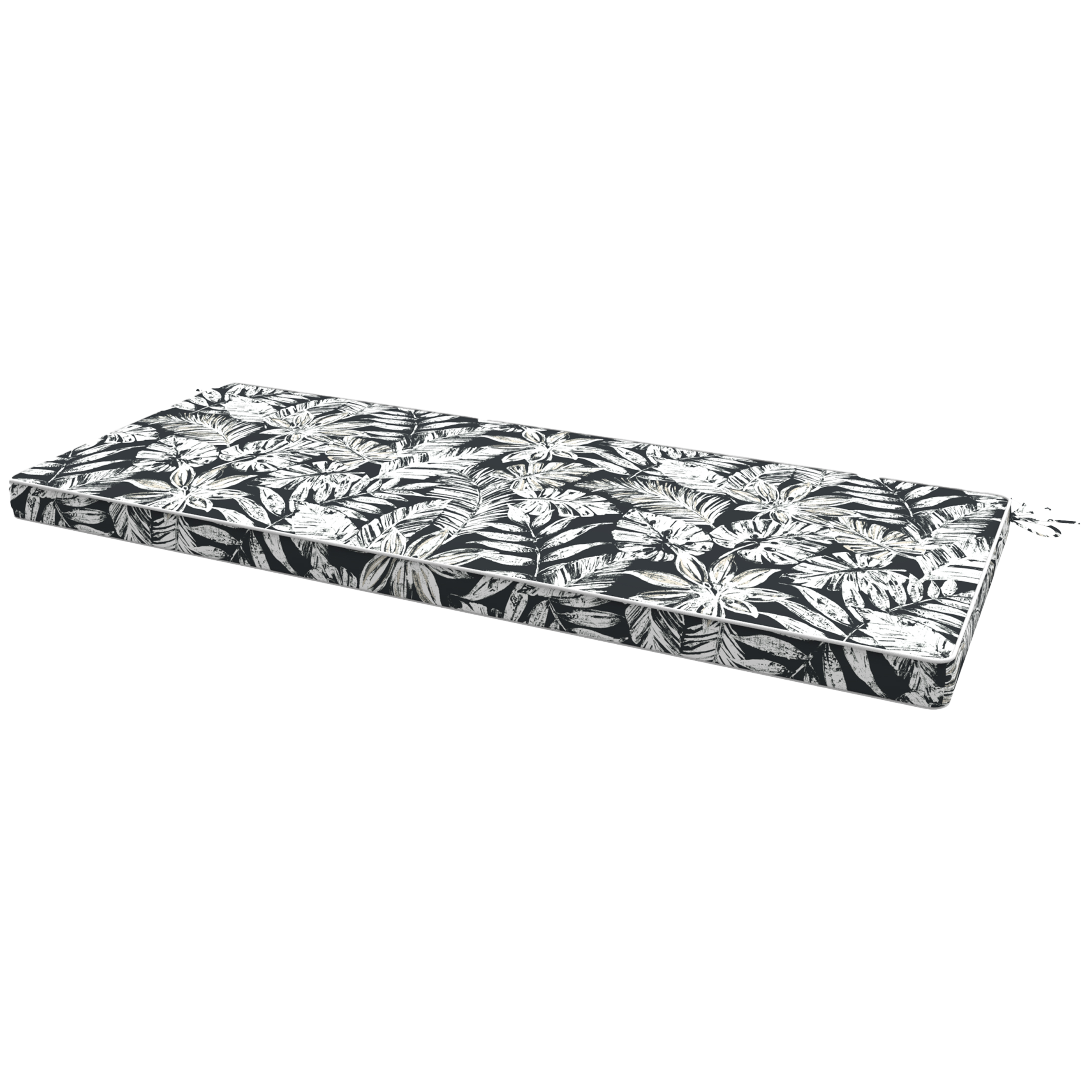 Tahiti Black Escape - 110x46x5cm Outdoor Bench Seat Cushion
