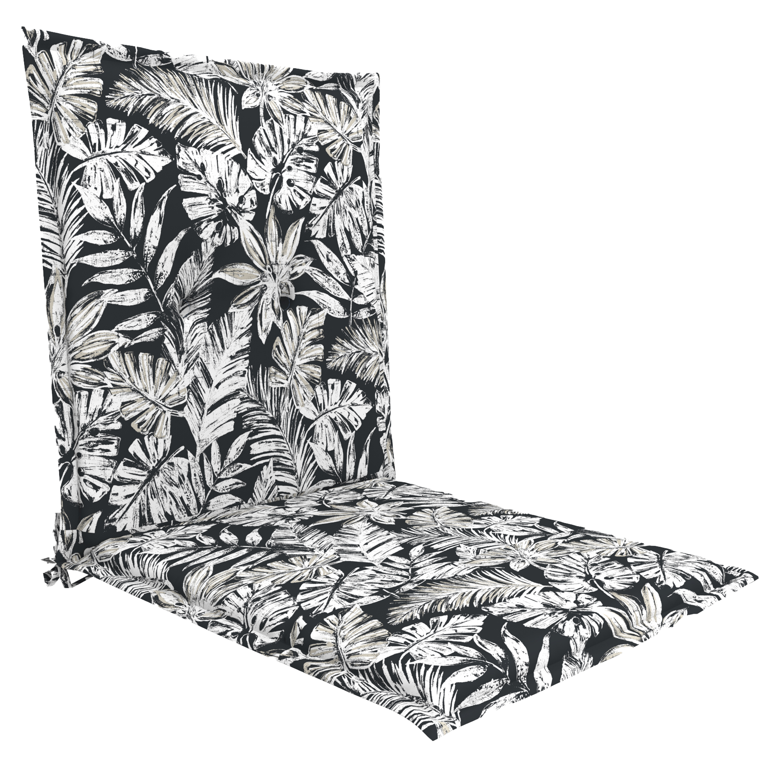 Tahiti Black Escape Sling Outdoor Chair Cushion - 101x48x4cm