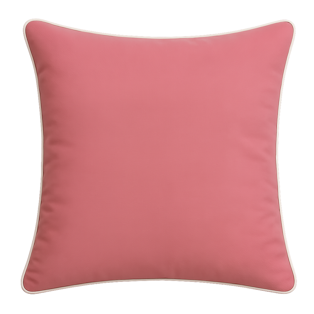 Bondi Dusty Rose - 45 x 45 cm Piped Cushion