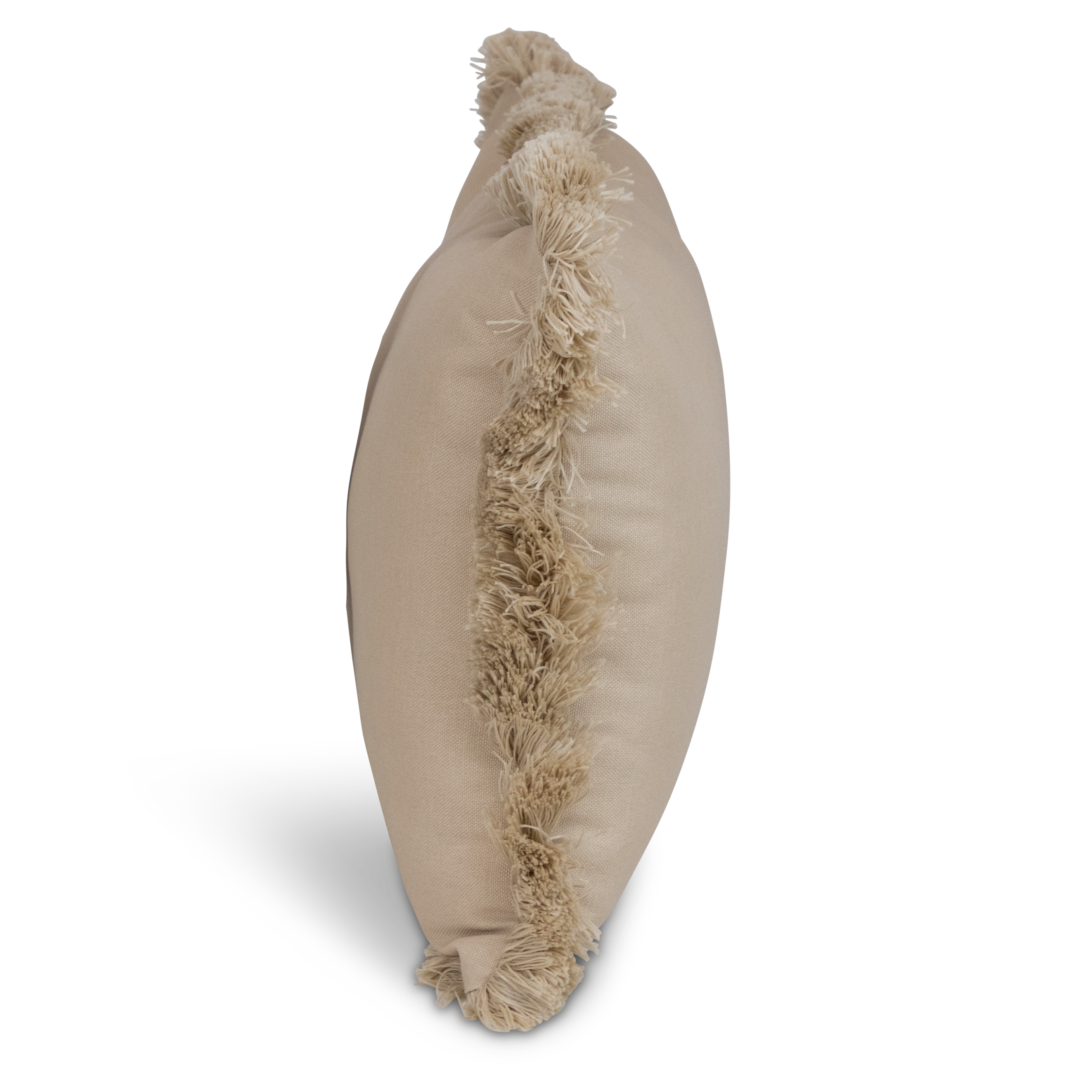 Tahiti Sandstone - 30x50cm Fringed Outdoor Cushion