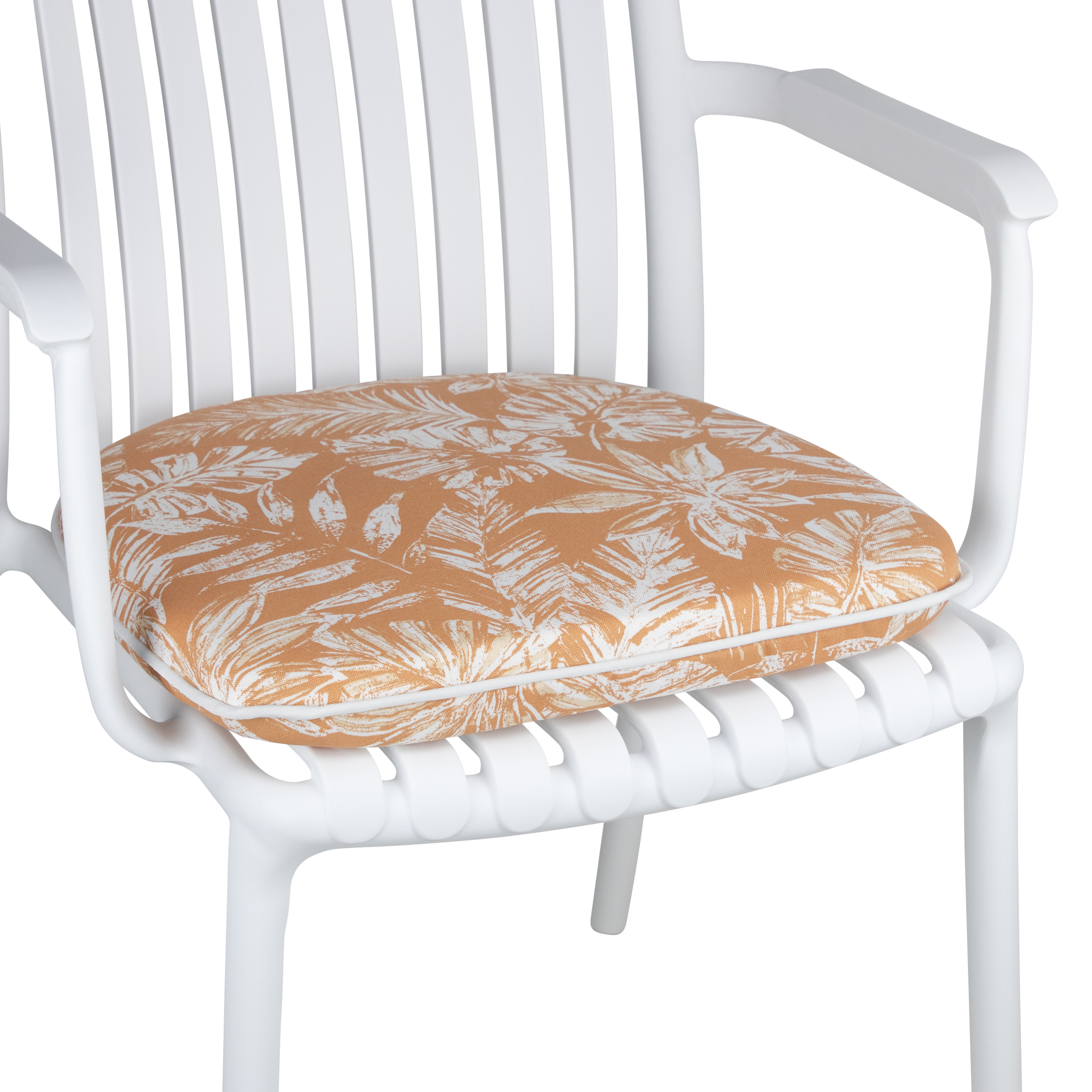 Tahiti Clay Escape Rounded Outdoor Chair Pad - 40x42x5cm