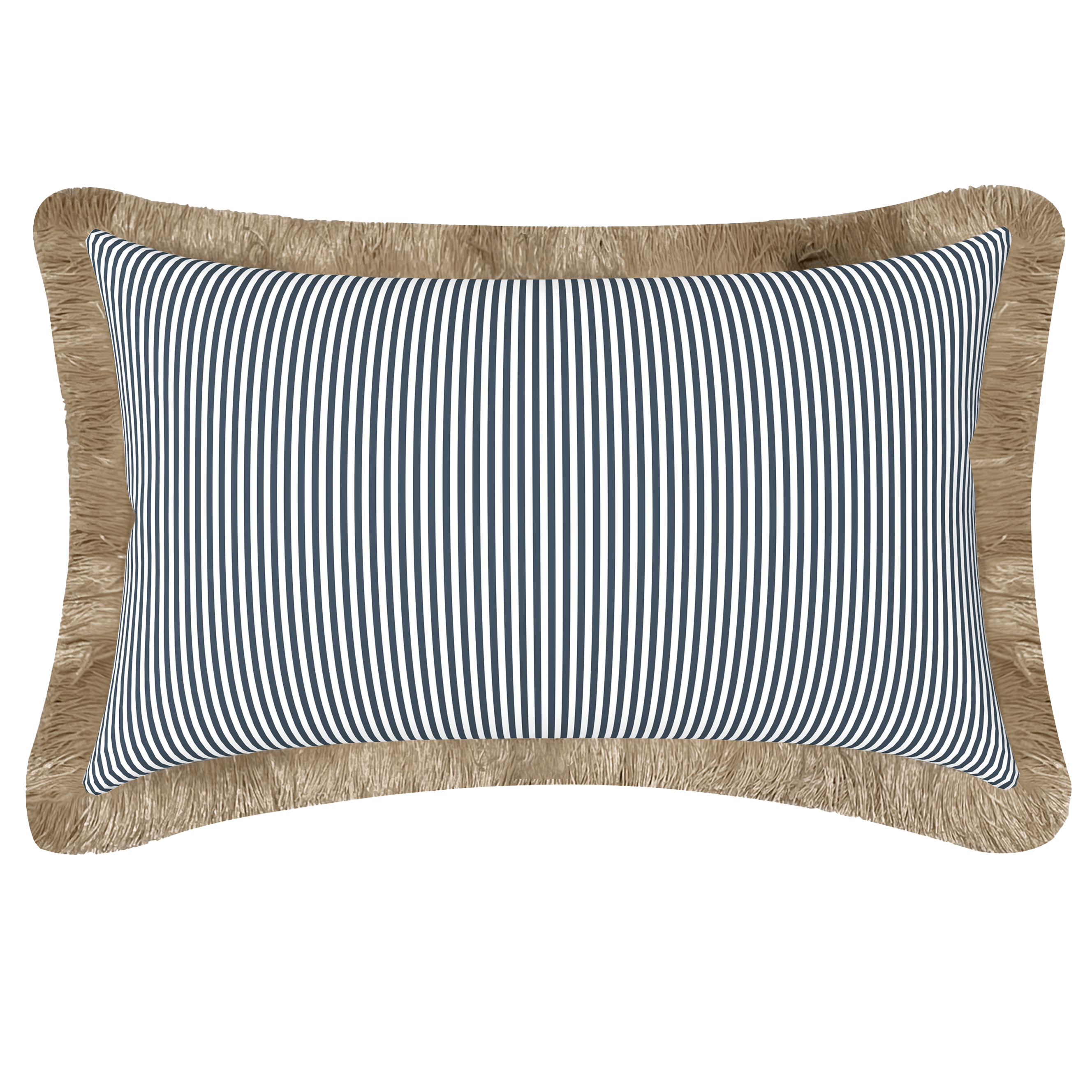 Tahiti Outdoor Cushions Stylist Selection - Marine Stripe with Navy 5pc (ETA Late May 26)