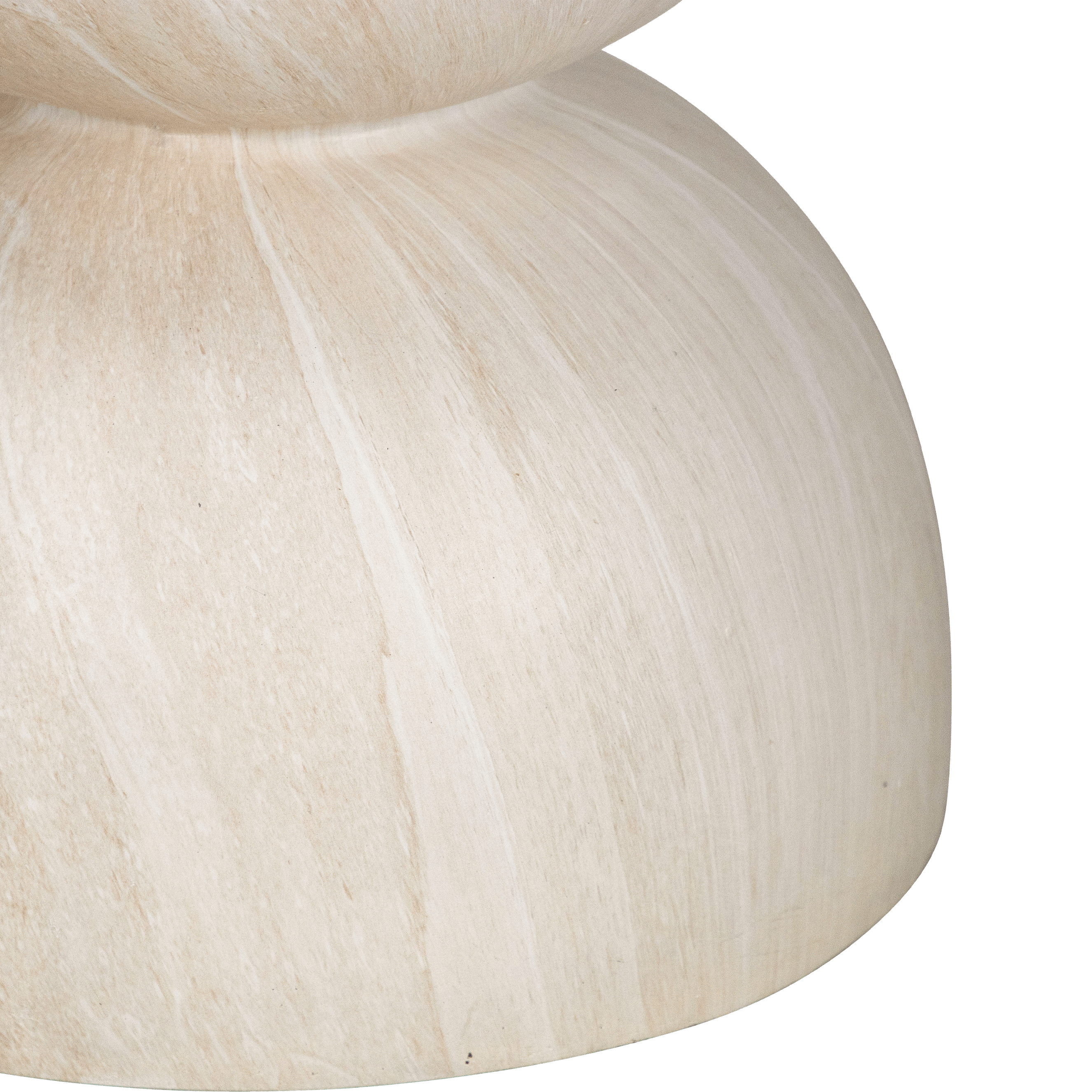 Milano Side Table in MGO Travertine Finish (ETA Mid June 26)