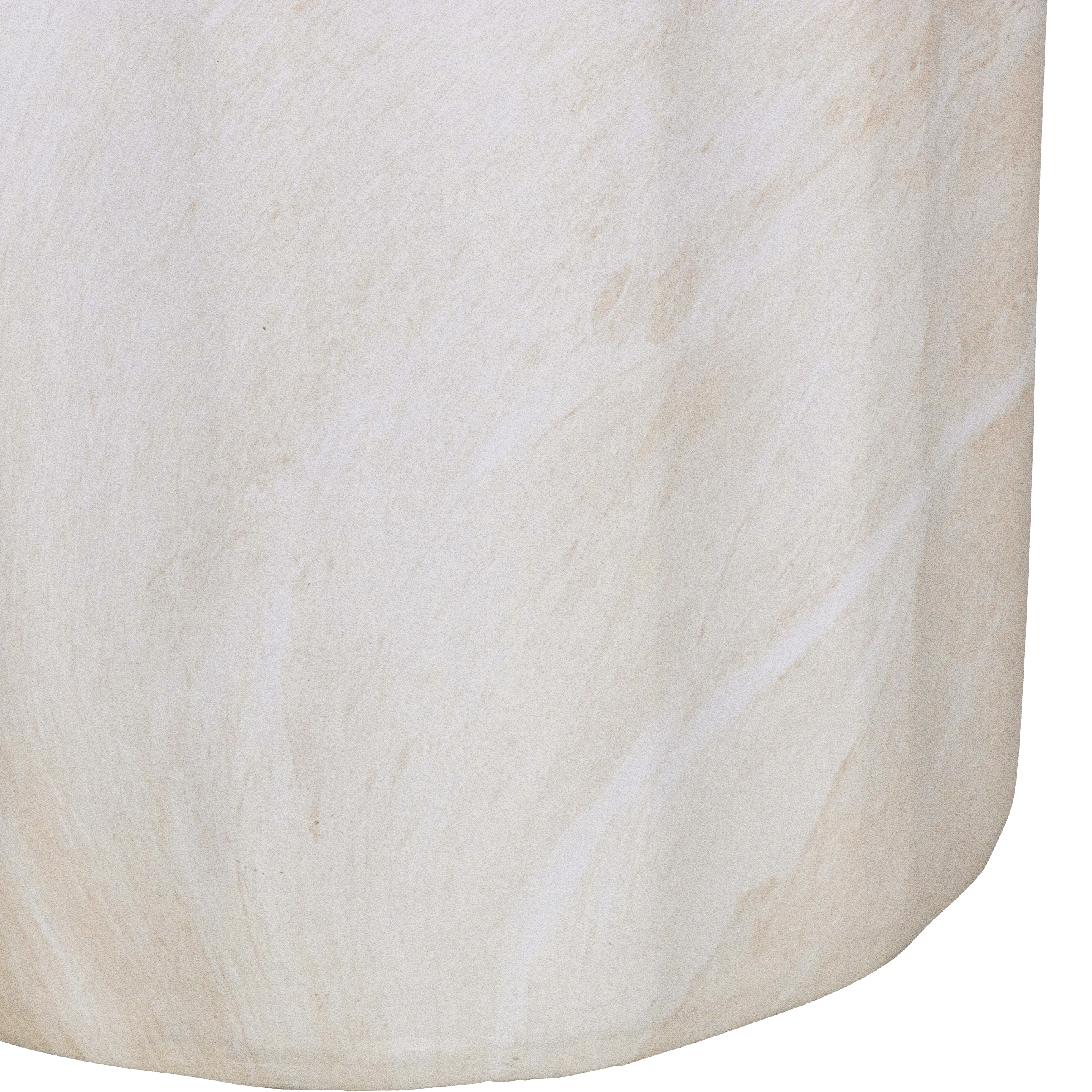 Napoli Side Table in MGO Travertine Finish