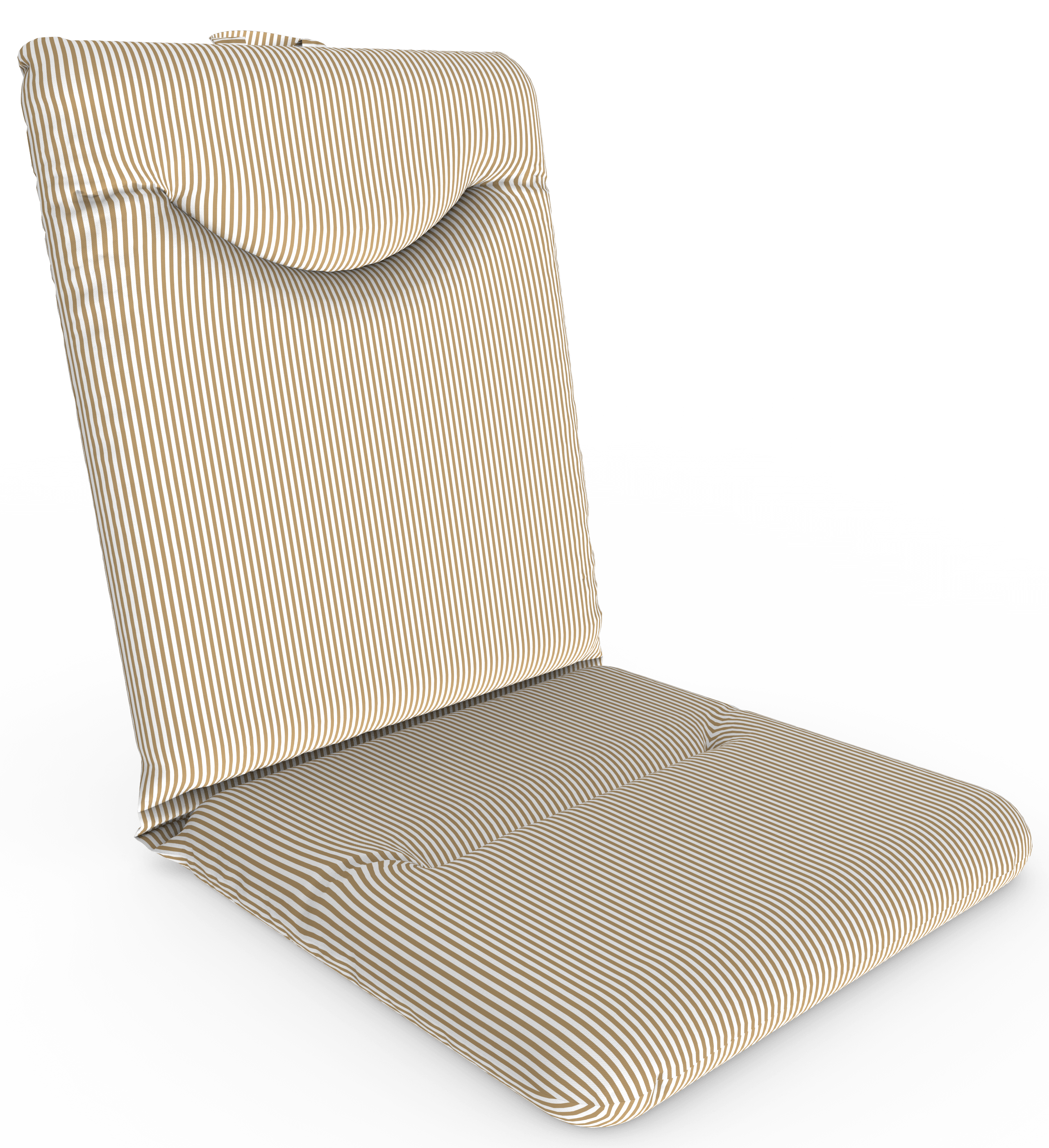 High Back Outdoor Chair Mats 1pc High Back Cushion With Backrest