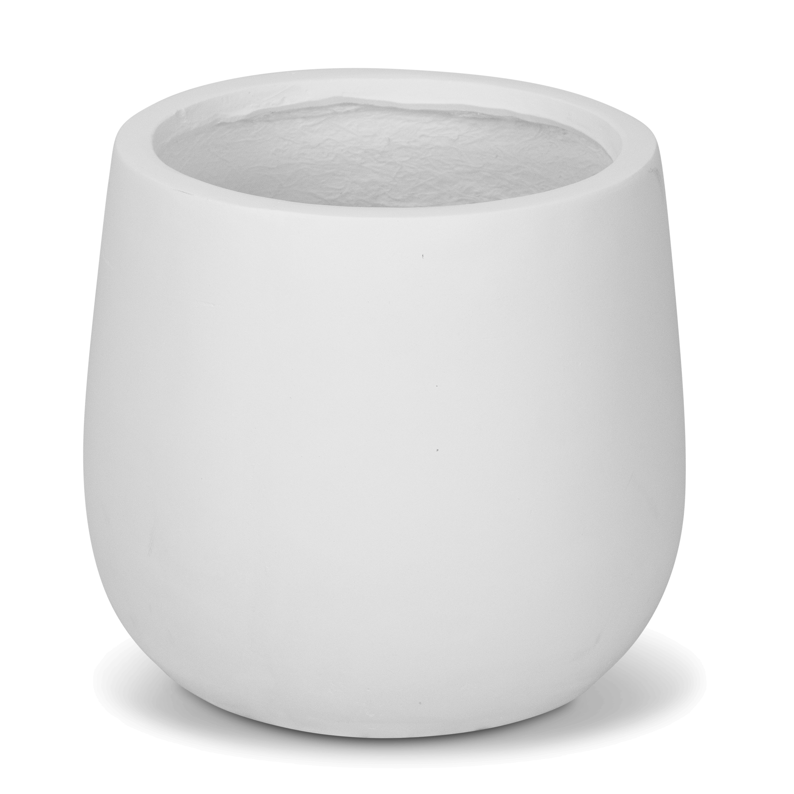 Palermo Medium Pot in MGO White Finish