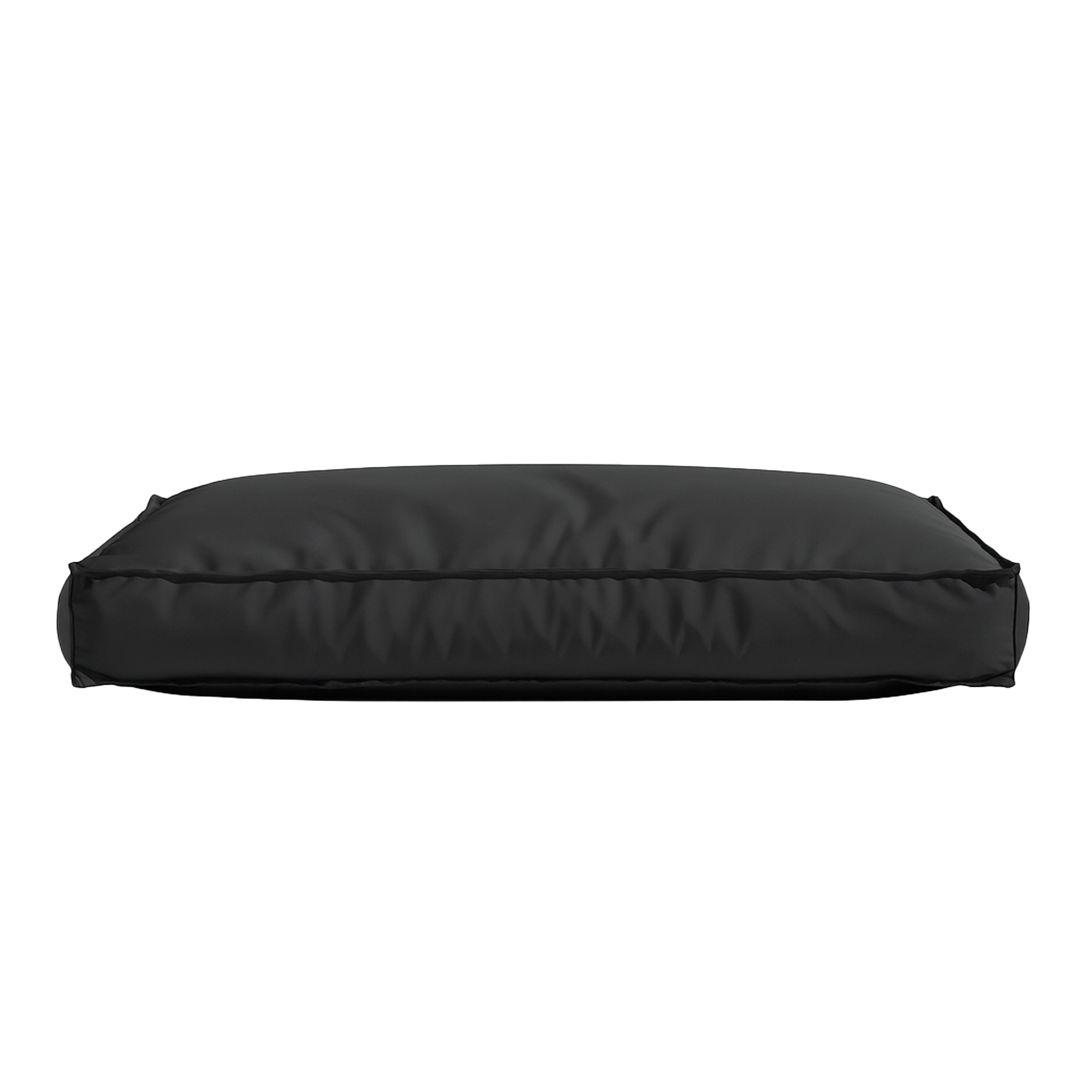 Pawesome Indoor/Outdoor Premium Rectangle Dog Bed in Black Check