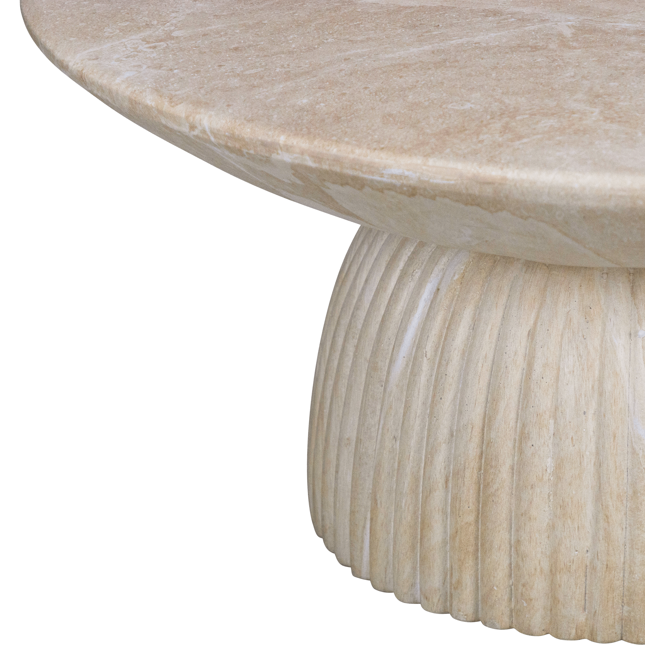 Roma Coffee Table in MGO Travertine Finish