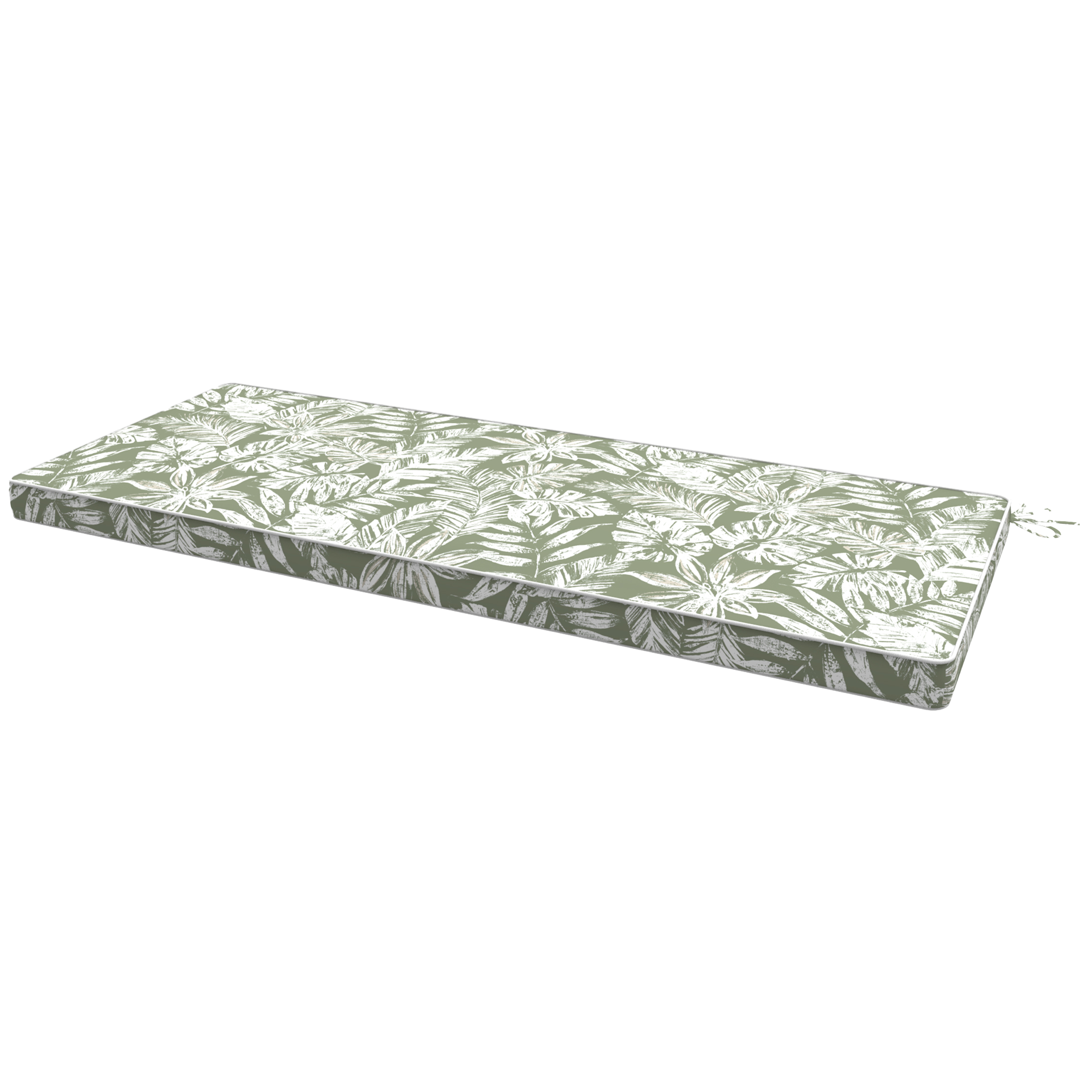 Tahiti Sage Escape - 110x46x5cm Outdoor Bench Seat Cushion