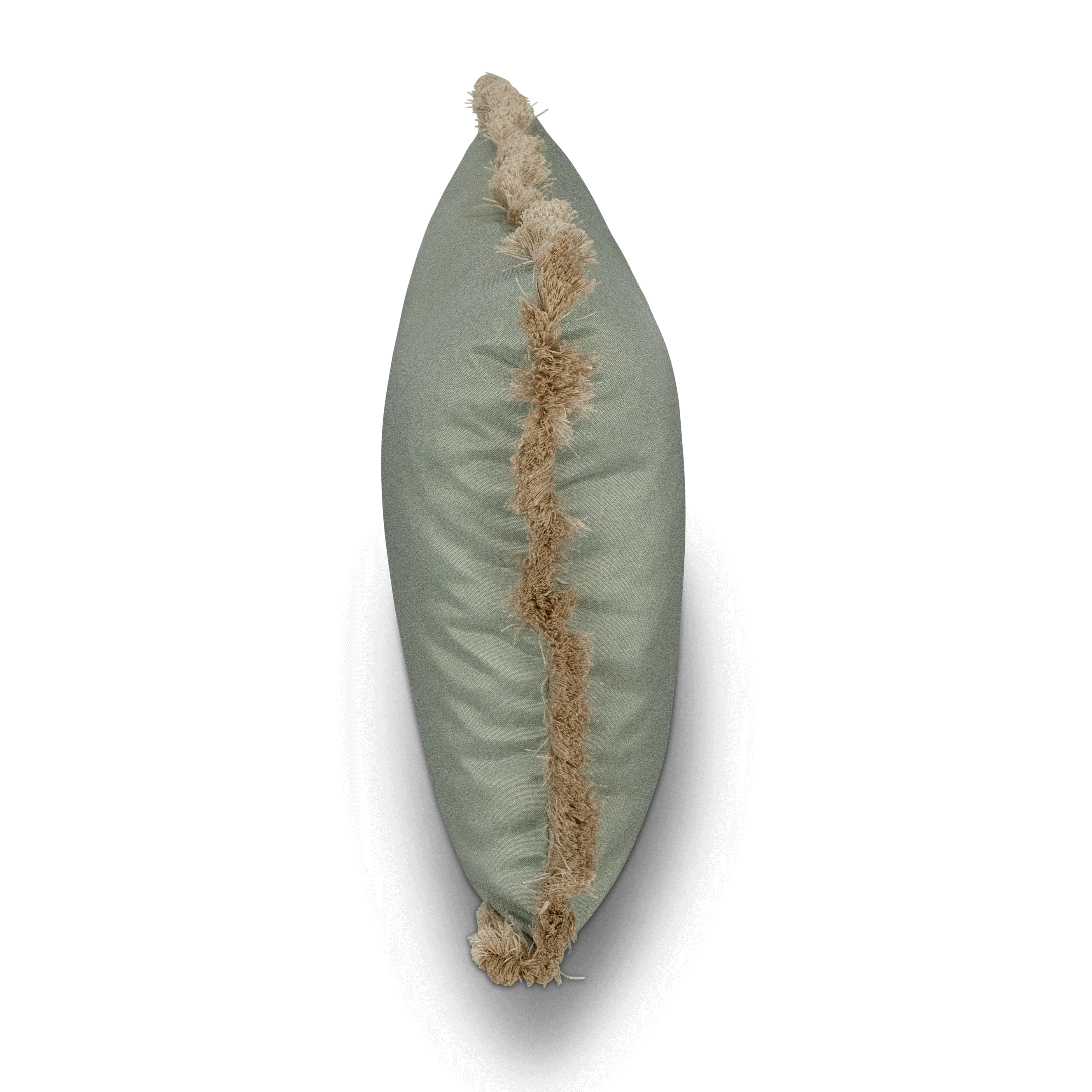 Tahiti Sage - 50x50cm Fringed Outdoor Cushion (ETA Late May 26)