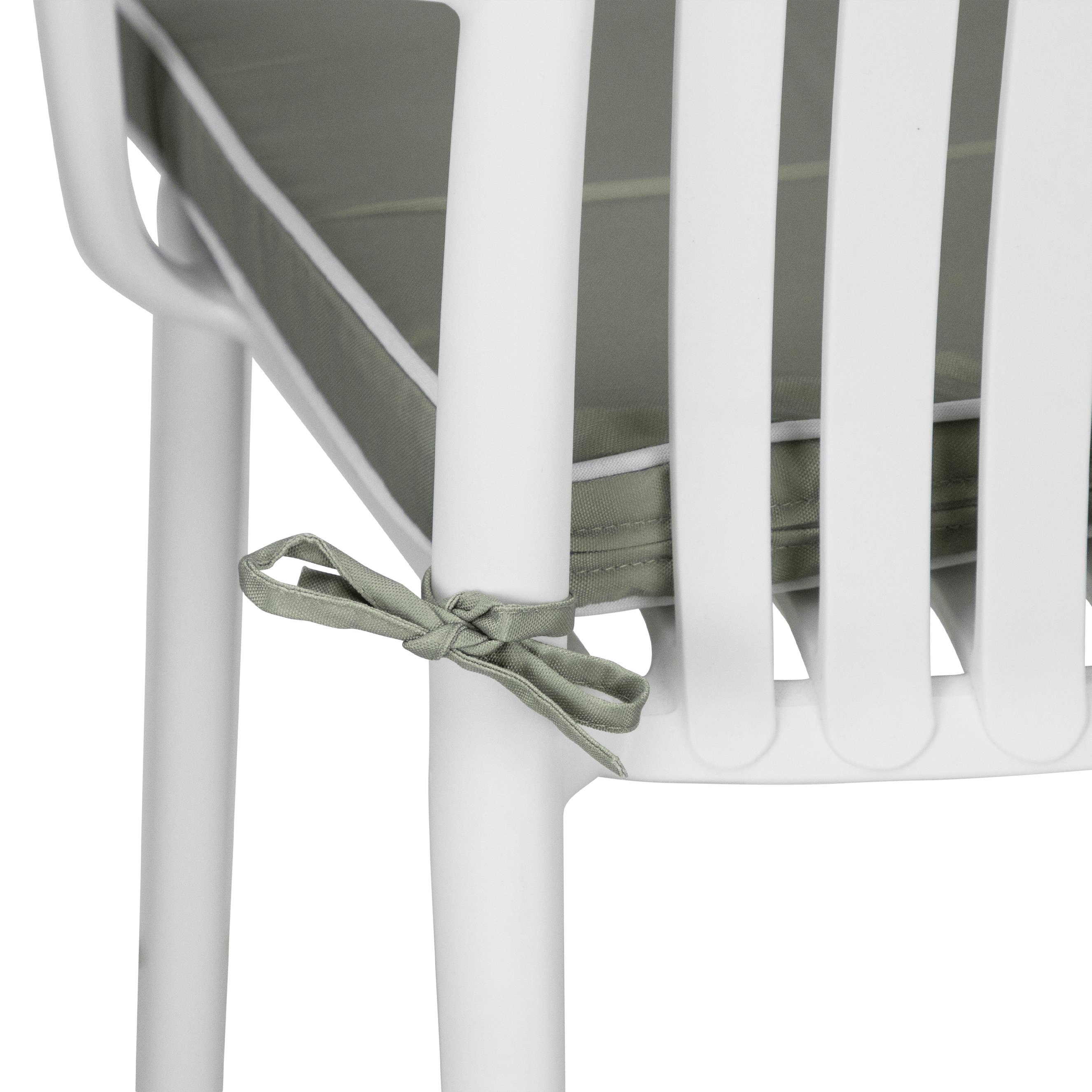 Tahiti Sage Square Outdoor Chair Pad - 43x43x4cm