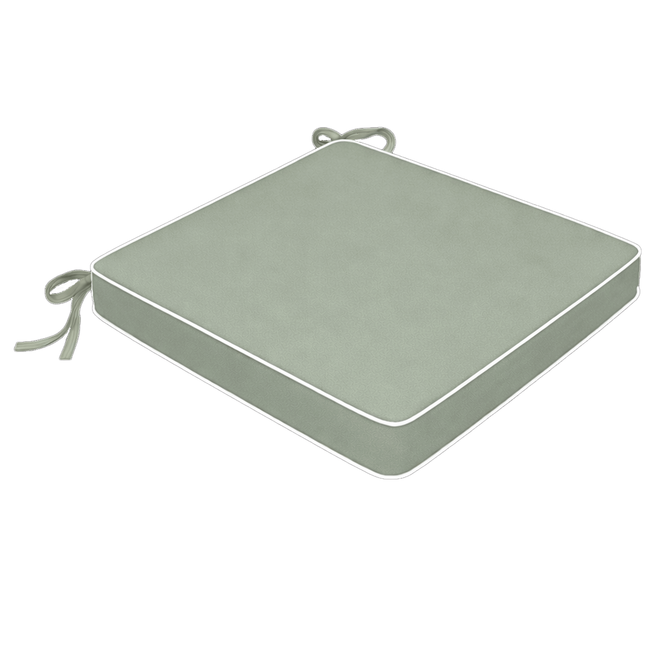 Tahiti Sage Square Outdoor Chair Pad - 43x43x4cm