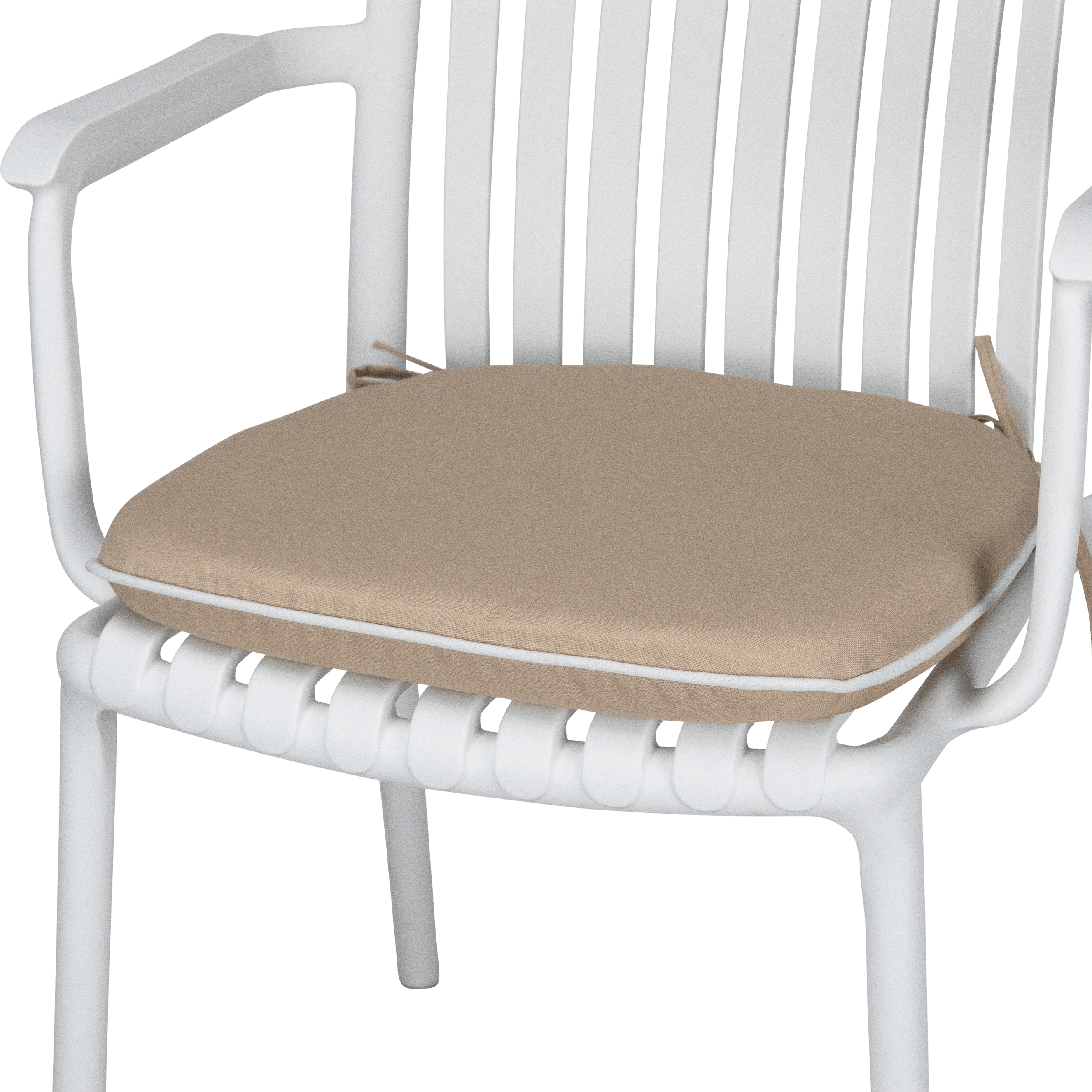 Tahiti Sandstone Rounded Outdoor Chair Pad - 40x42x5cm