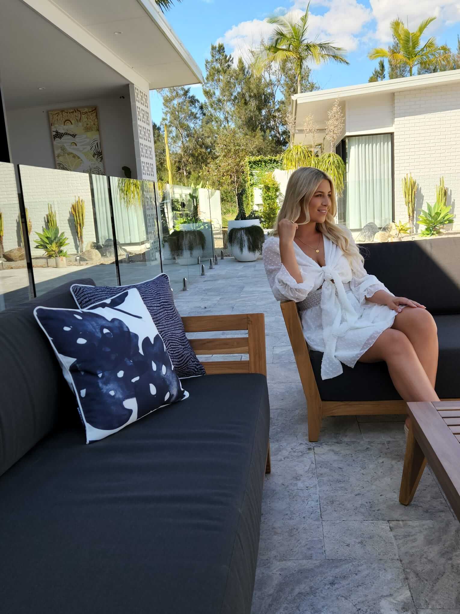 Monochrome Outdoor Cushions | Outdoor Cushions | Salt Sun Sand