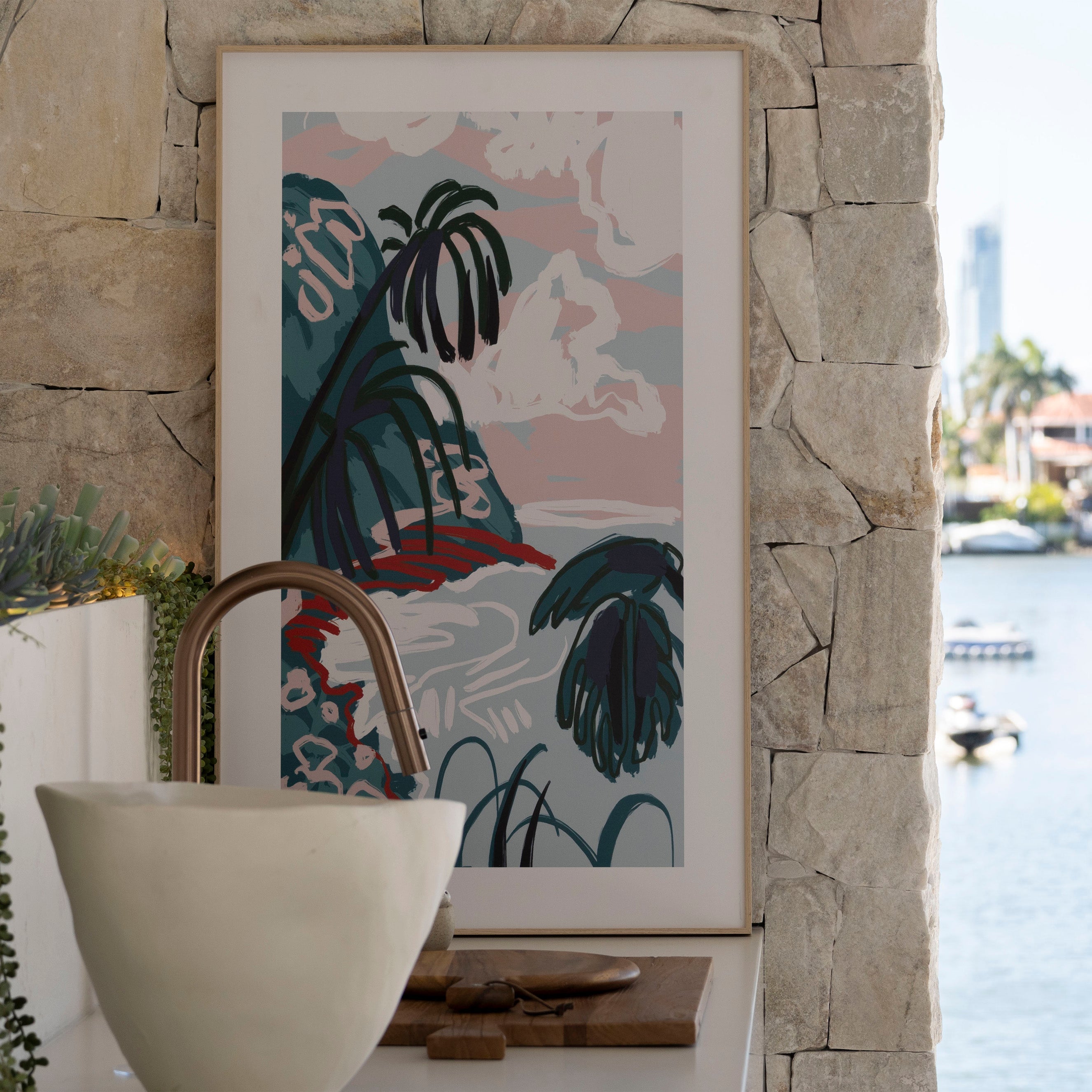 Outdoor Wall Art - saltsunsand