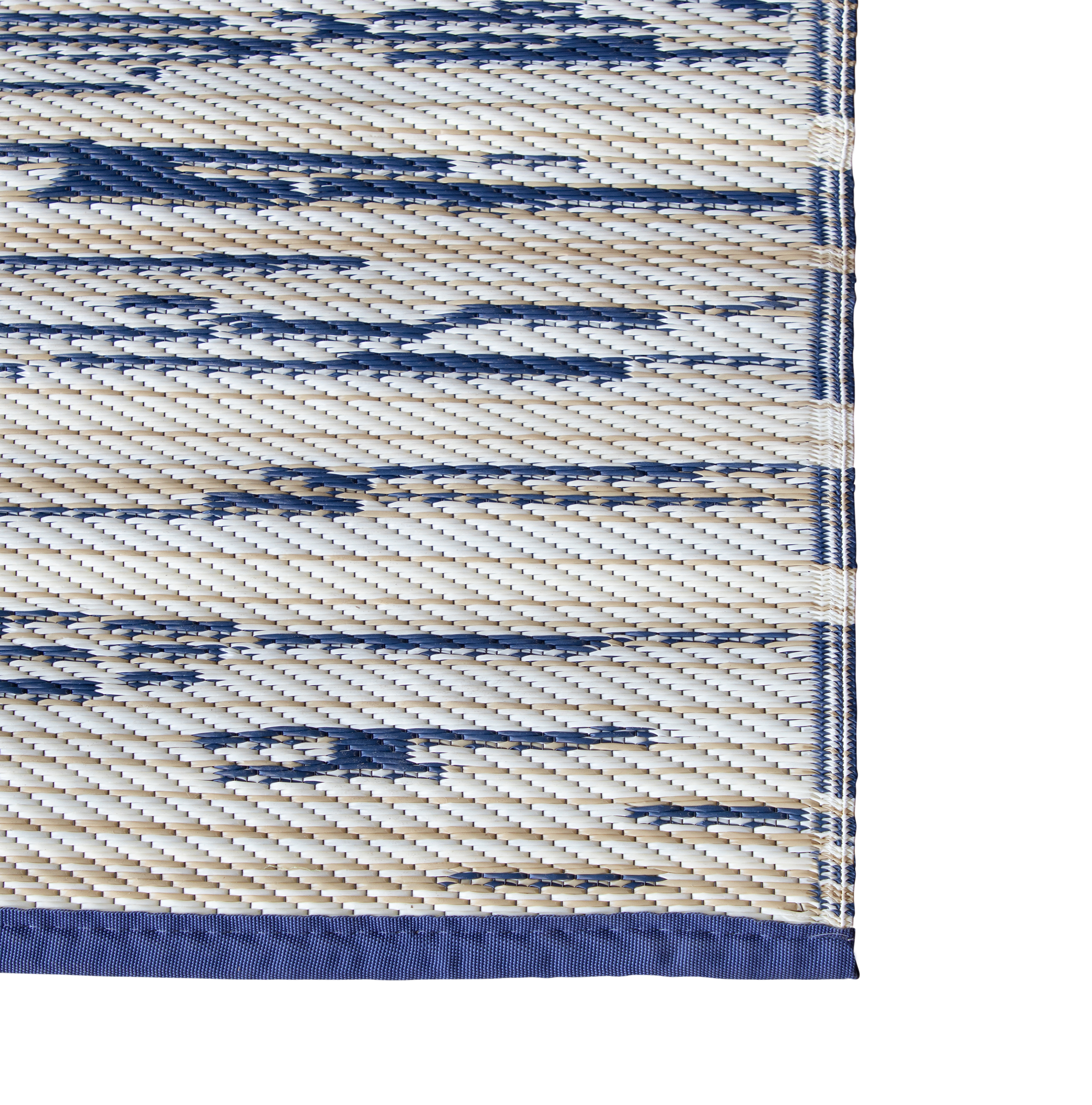 Mirage Navy Outdoor Rug in PP - 180 x 270 cm