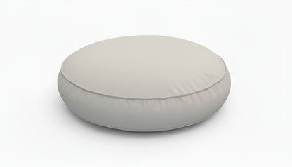 Pawesome Indoor/Outdoor Premium Round Dog Bed in Tweed Beige