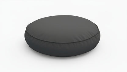 Pawesome Indoor/Outdoor Premium Round Dog Bed in Black Check