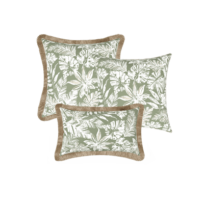 Tahiti Outdoor Cushions Stylist Selection - Sage Escape 3pc (ETA Late May 26)