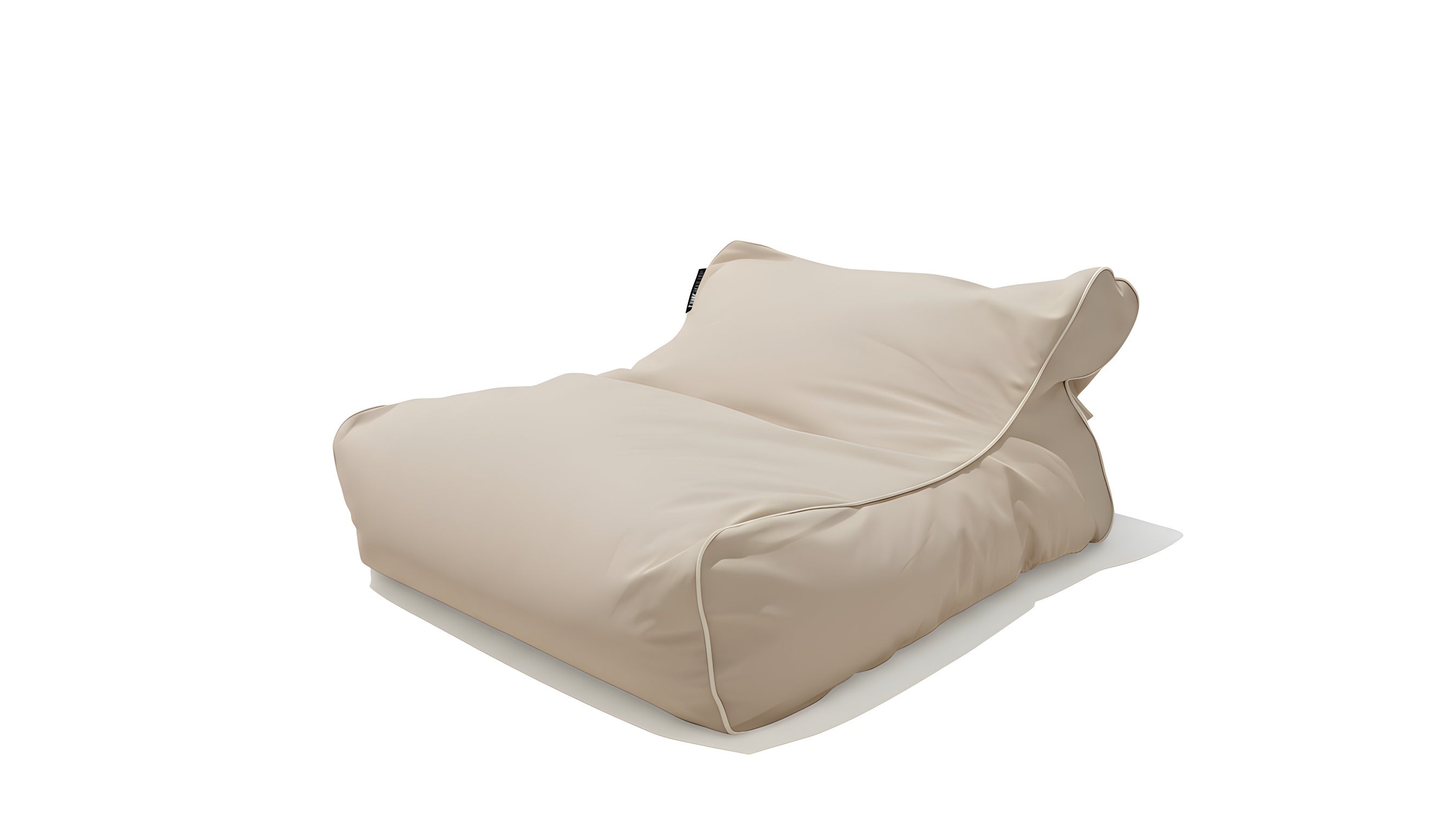 Torquay Outdoor Pool Bean Bag in Tweed Beige