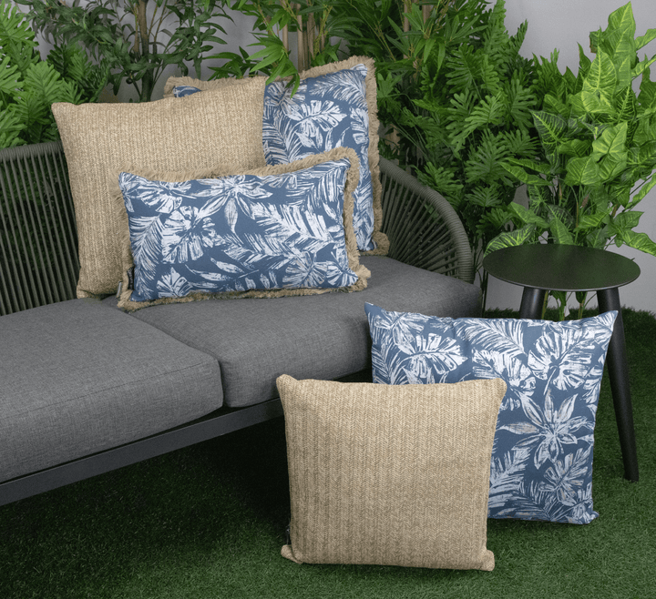 Tahiti Outdoor Cushions Stylist Selection - Navy Escape