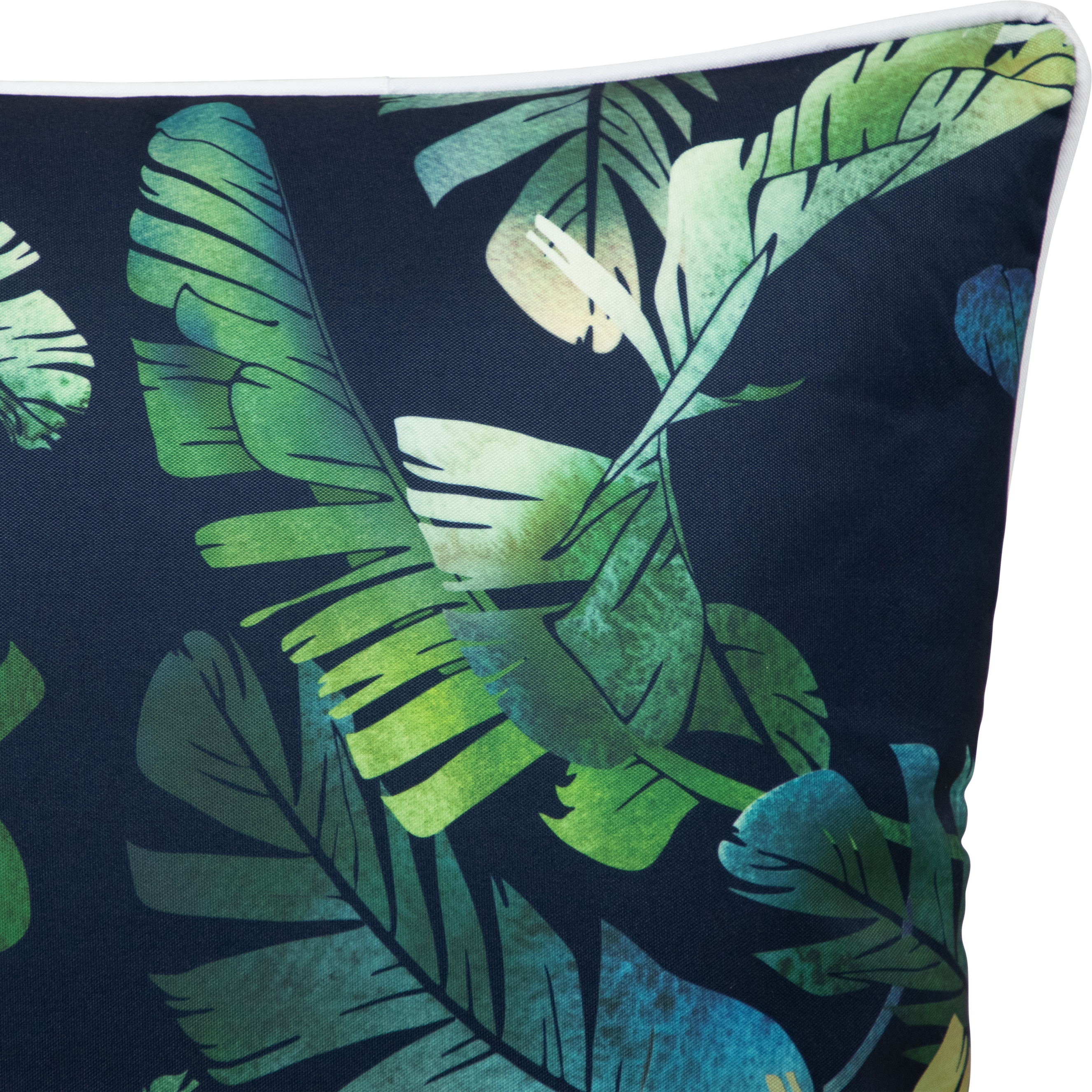 Bondi Seaside Serenity - 45 x 45 cm Piped Outdoor Cushion