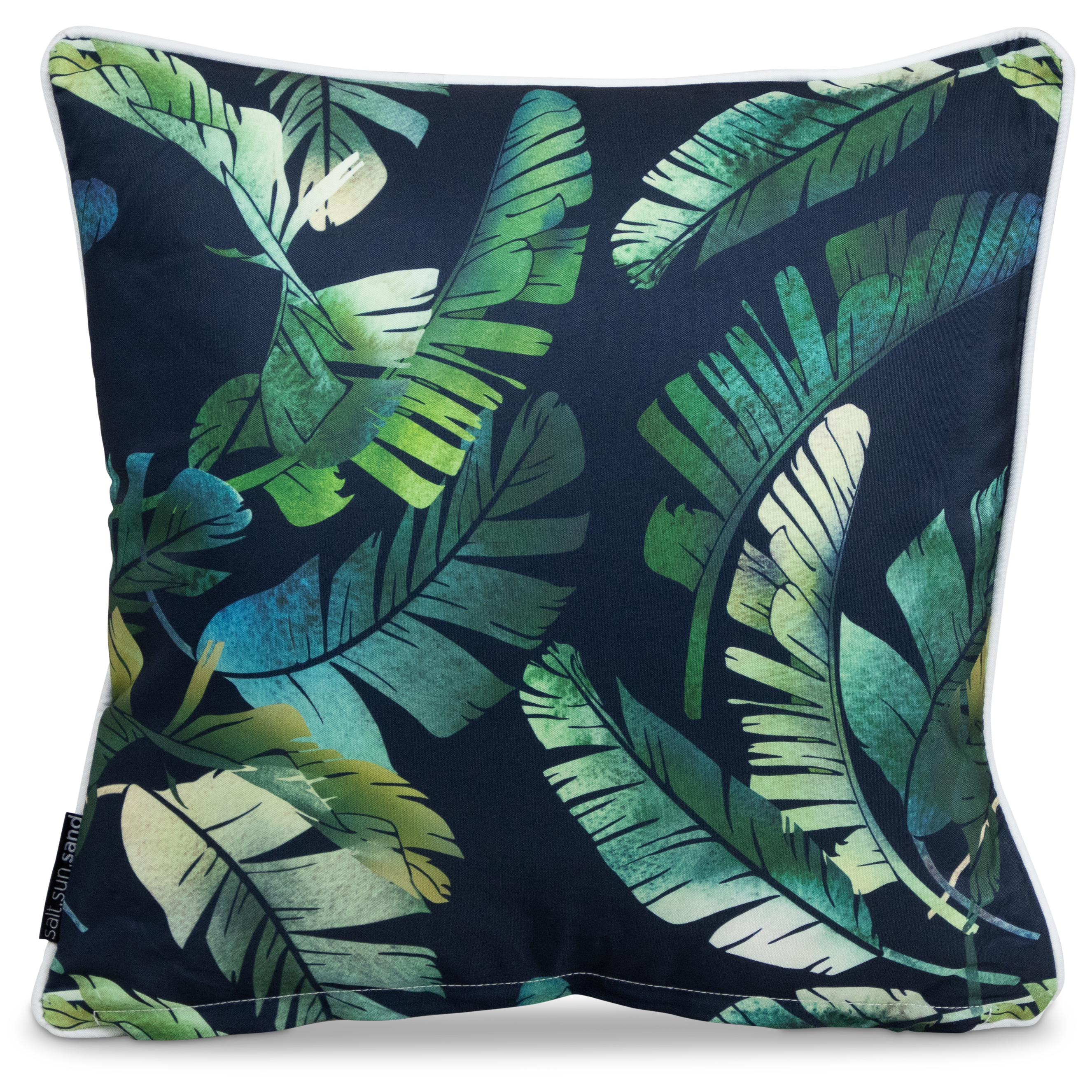 Bondi Seaside Serenity - 45 x 45 cm Piped Outdoor Cushion