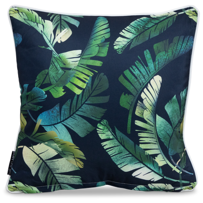 Bondi Seaside Serenity - 45 x 45 cm Piped Outdoor Cushion