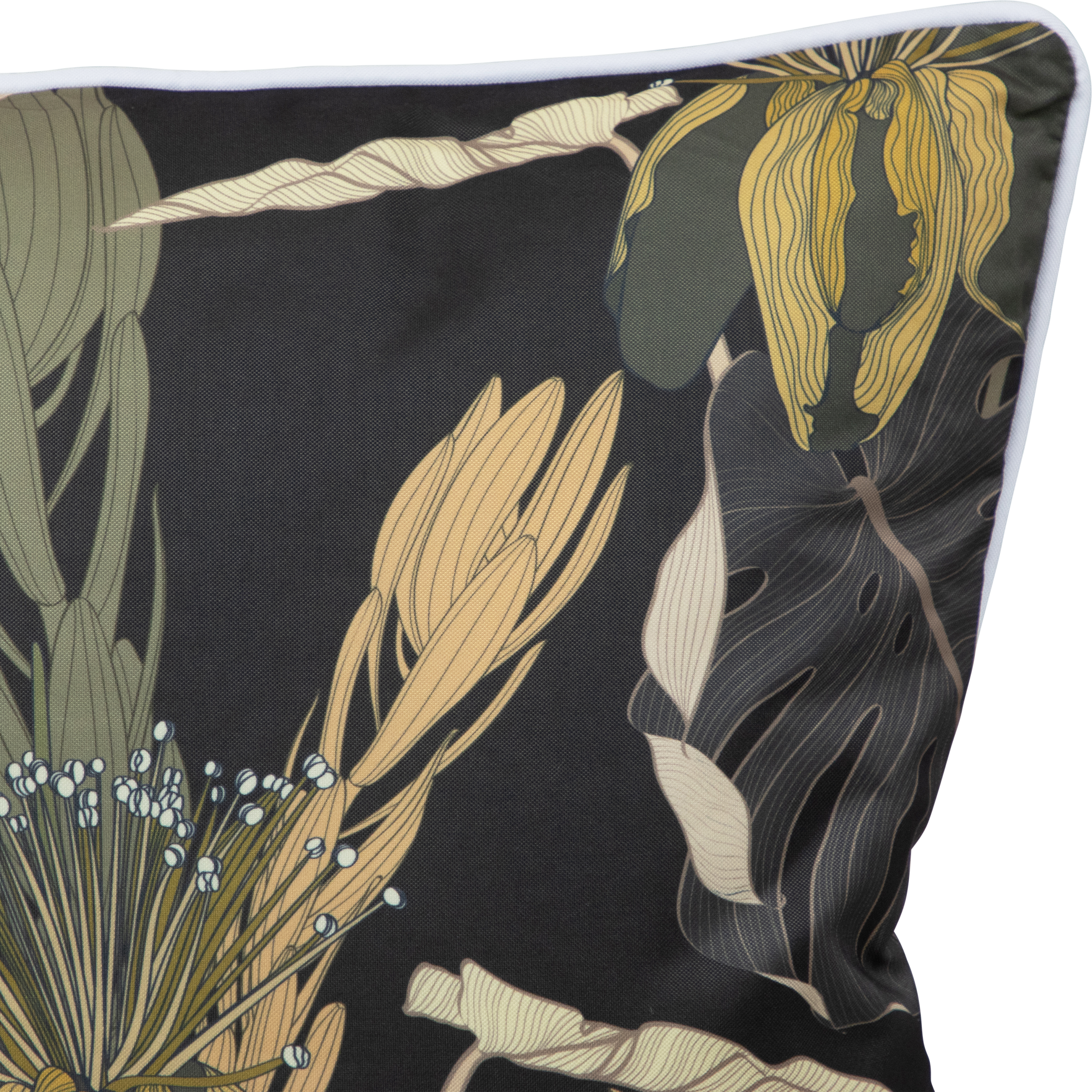 Bondi Retreat - 45 x 45 cm Piped Outdoor Cushion