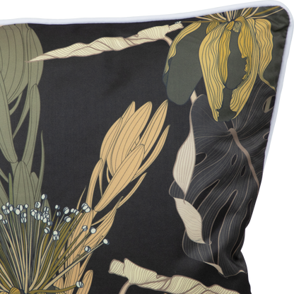 Bondi Retreat - 45 x 45 cm Piped Outdoor Cushion