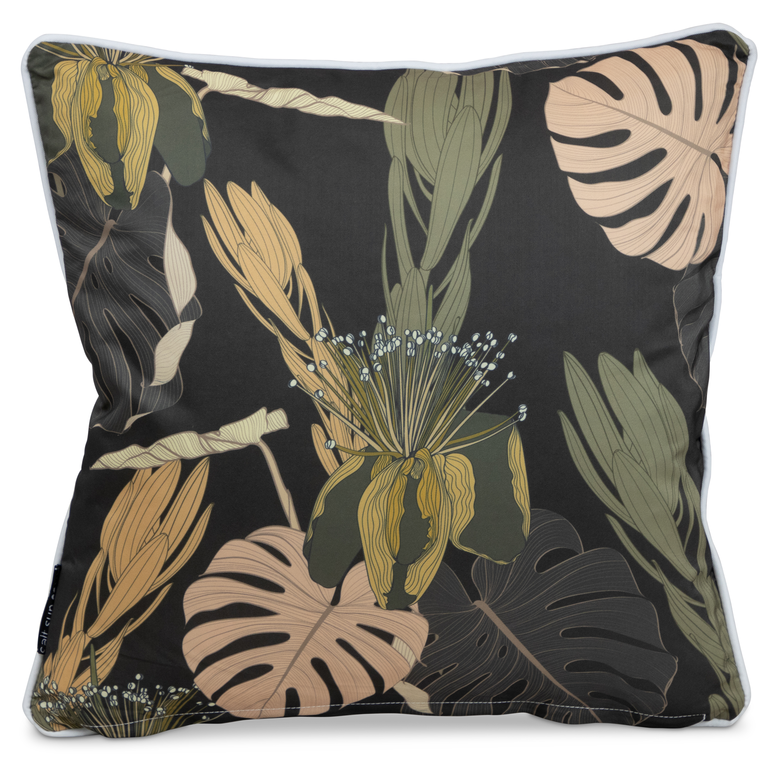 Bondi Retreat - 45 x 45 cm Piped Outdoor Cushion