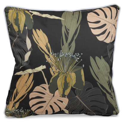 Bondi Retreat - 45 x 45 cm Piped Outdoor Cushion