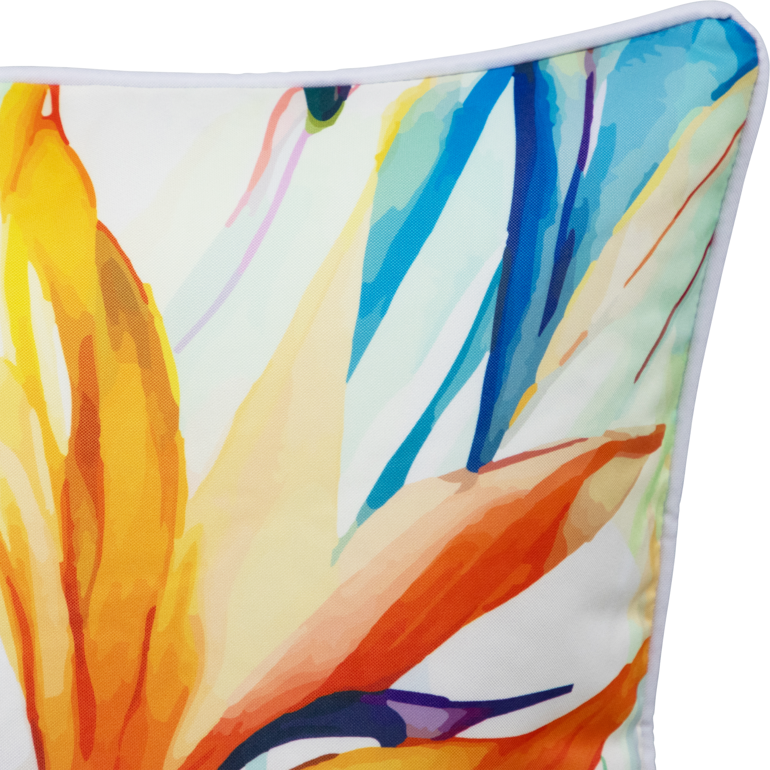 Bondi Island Paradise - 45 x 45 cm Piped Outdoor Cushion