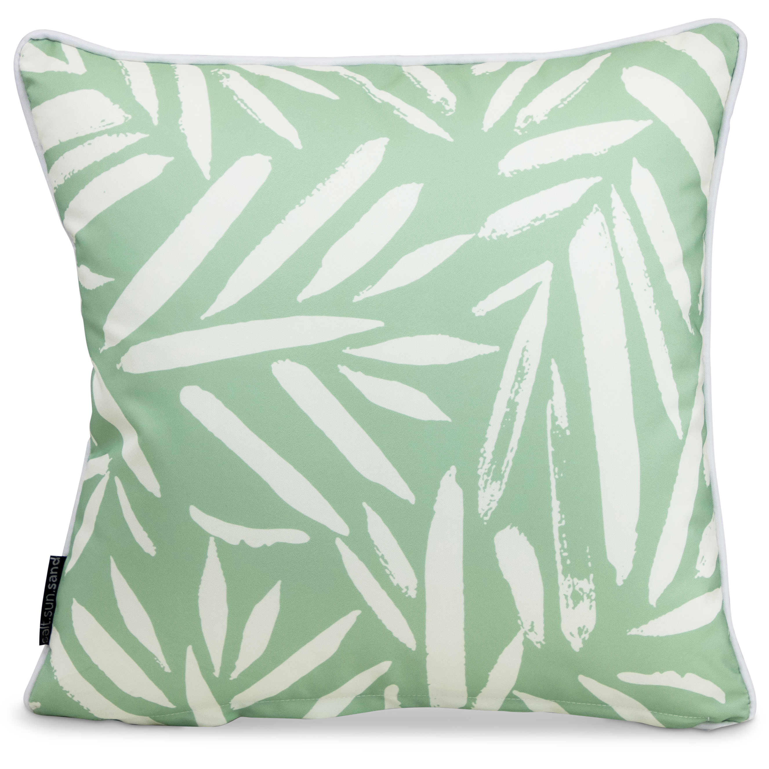 Bondi Bamboo Bliss - 45 x 45 cm Piped Outdoor Cushion