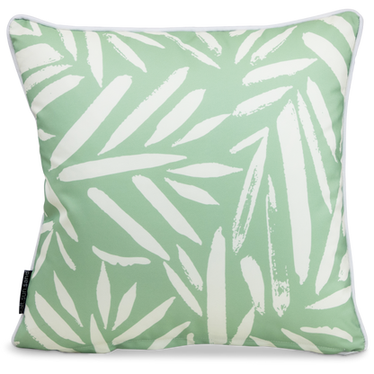 Bondi Bamboo Bliss - 45 x 45 cm Piped Outdoor Cushion