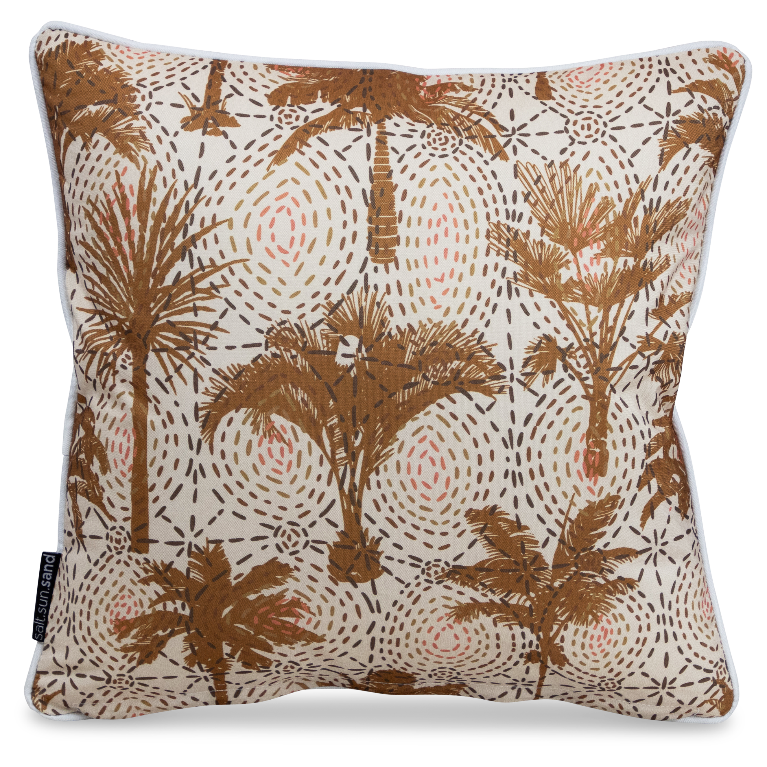 Bondi Sea Spray - 45 x 45 cm Piped Outdoor Cushion