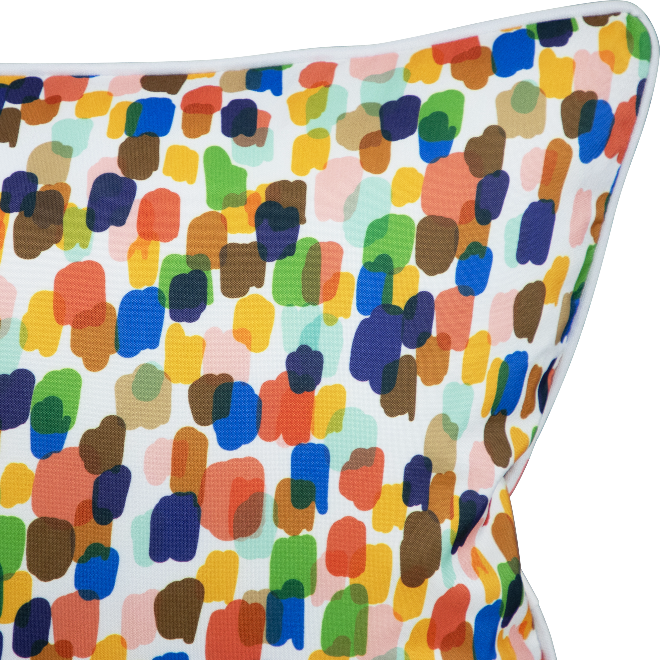 Bondi Rainbow Radiance - 45 x 45 cm Piped Outdoor Cushion