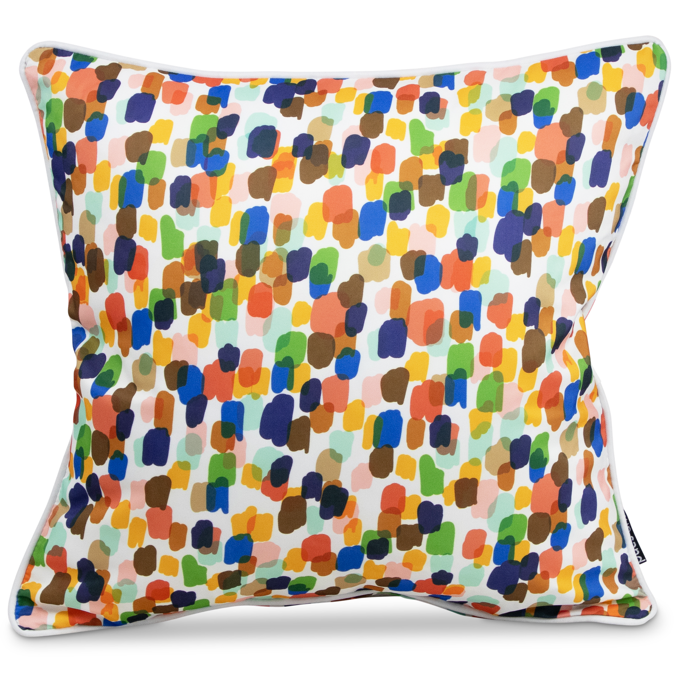 Bondi Rainbow Radiance - 45 x 45 cm Piped Outdoor Cushion