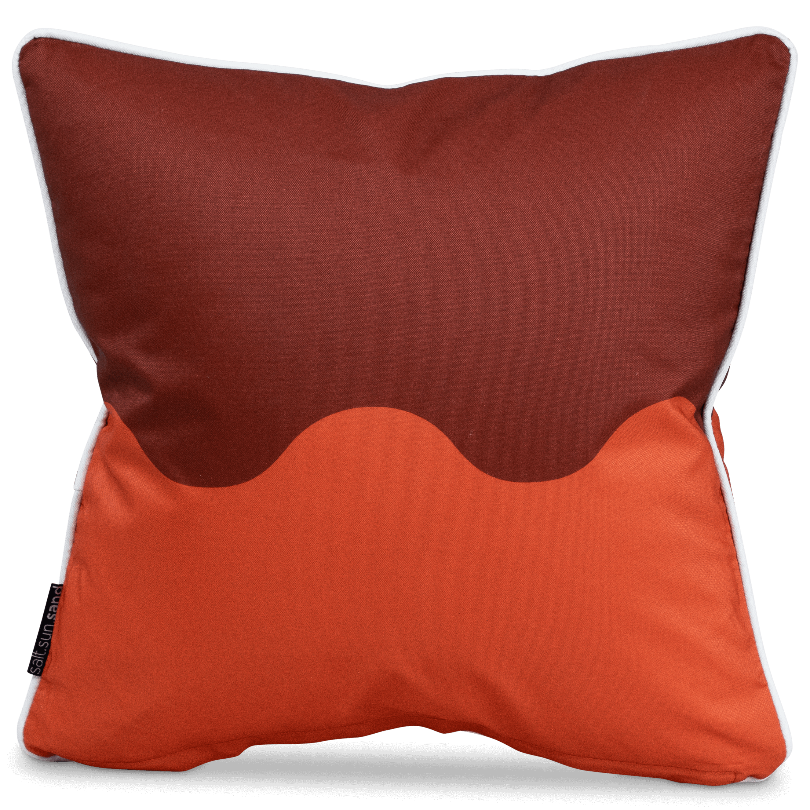 Bondi Outdoor Cushions Stylist Selection - Coral Chestnut Wave