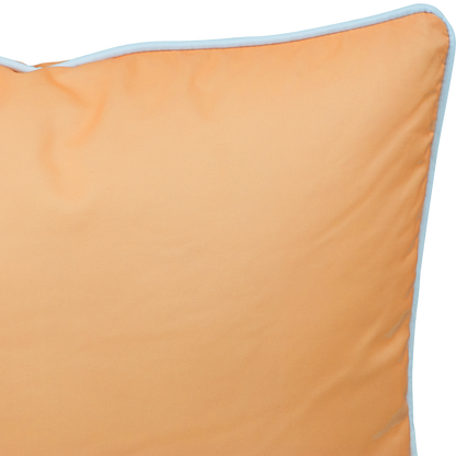 Bondi Peach Fuzz - 45 x 45 cm Piped Outdoor Cushion