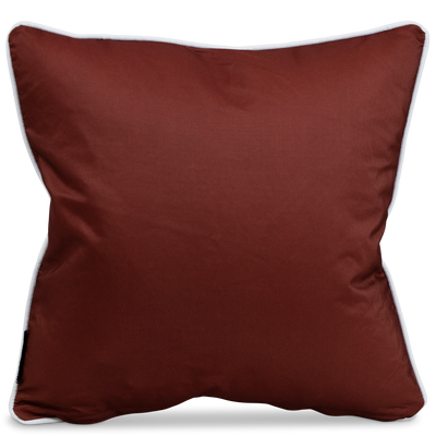 Bondi Deep Crimson - 45 x 45 cm Piped Outdoor Cushion