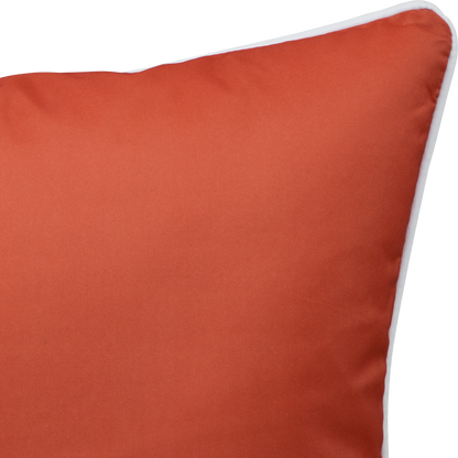 Bondi Coral - 45 x 45 cm Piped Outdoor Cushion