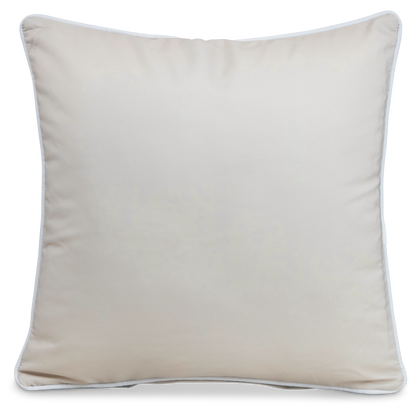 Bondi Almond Milk - 45 x 45 cm Piped Outdoor Cushion