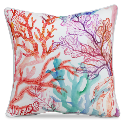 Bondi Reef - 45 x 45 cm Piped Outdoor Cushion