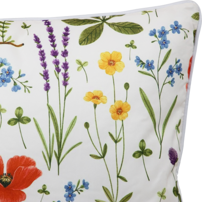 Bondi Bloom Boutique - 45 x 45 cm Piped Outdoor Cushion