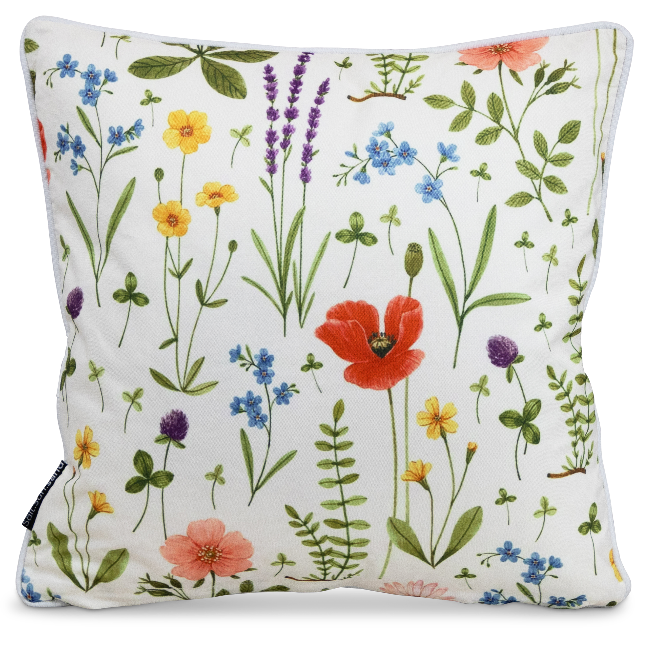 Bondi Bloom Boutique - 45 x 45 cm Piped Outdoor Cushion